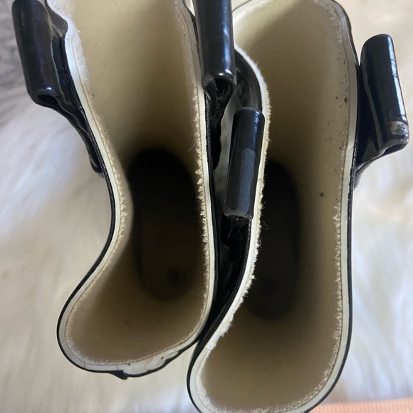 Corky’s Western Sz9 Black & White Women’s Rubber Boots - Picture 4 of 8